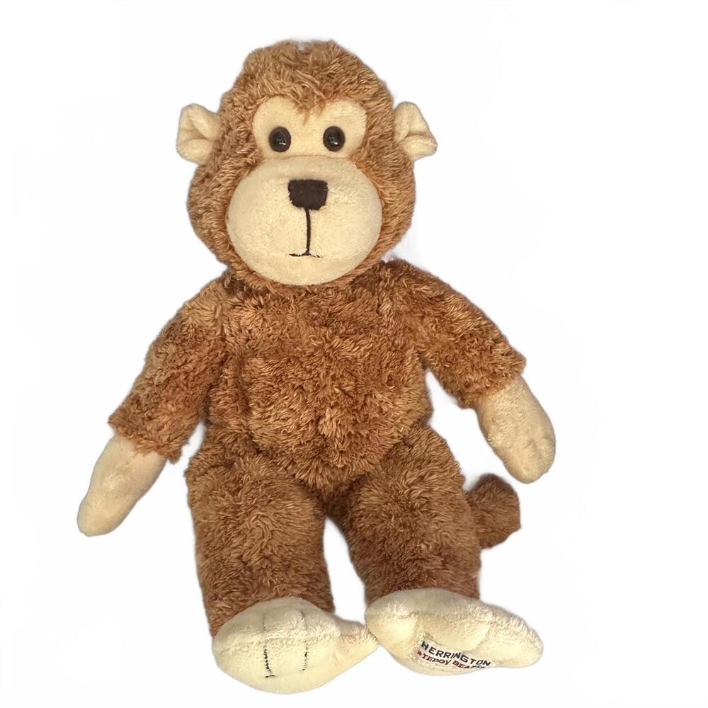 Herrington 2011 Teddy Bears Plush Light Brown Monkey 15.5 inches - EUC